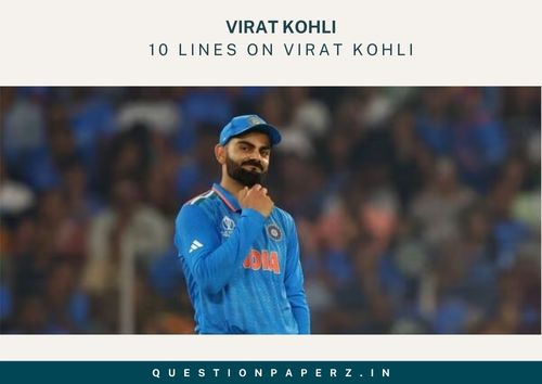 10 Lines on Virat Kohli
