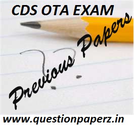 CDS OTA Sample Papers With Answers PDF|UPSC CDS OTA Model Papers