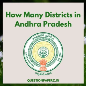 How Many Districts in Andhra Pradesh 2022 by Area, Population