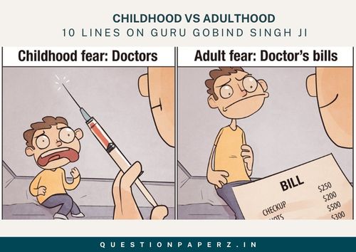 10 Lines on Childhood vs Adulthood