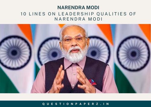 10 Lines on Leadership Qualities of Narendra Modi