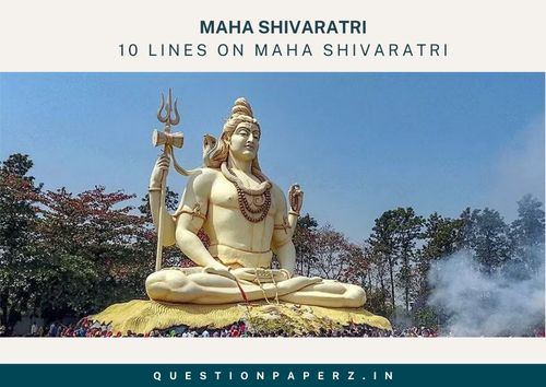 10 Lines on Maha Shivaratri