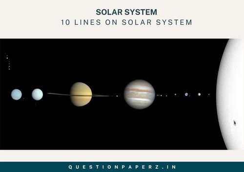 10 Lines on Solar System