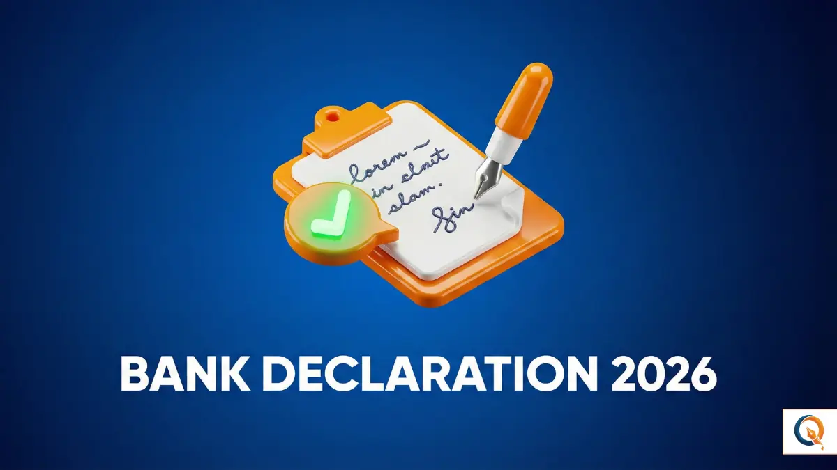 IBPS Handwritten Declaration 2026 Official Format Tool Icon for Bank Exams