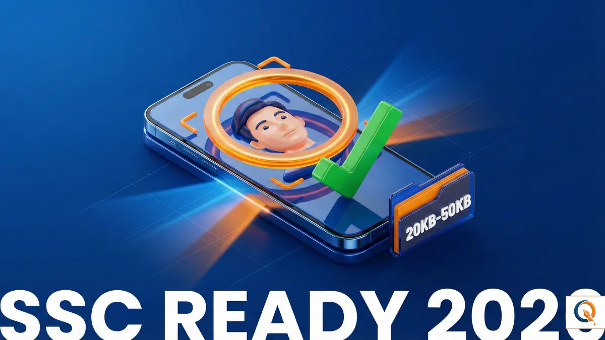 SSC Live Photo Compliance Checker 2026 Icon for 20-50KB Photo Resizer Tool